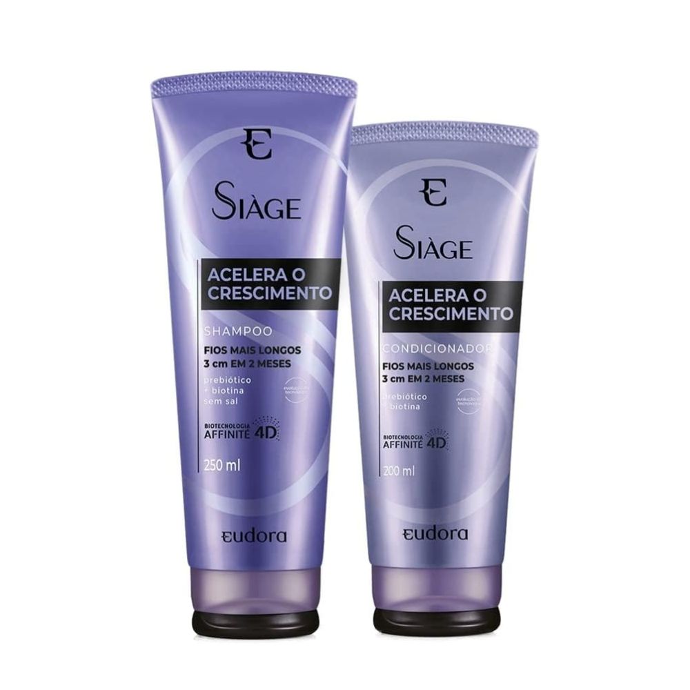 Eudora Siàge Acelera o Crescimento Shampoo & Condicionador