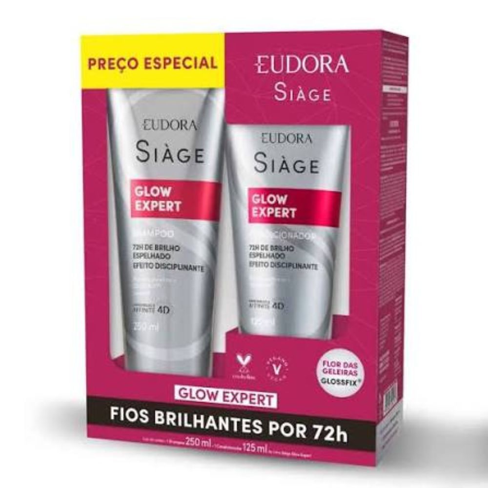 Eudora Siàge Glow Expert Kit Shampoo + Condicionador