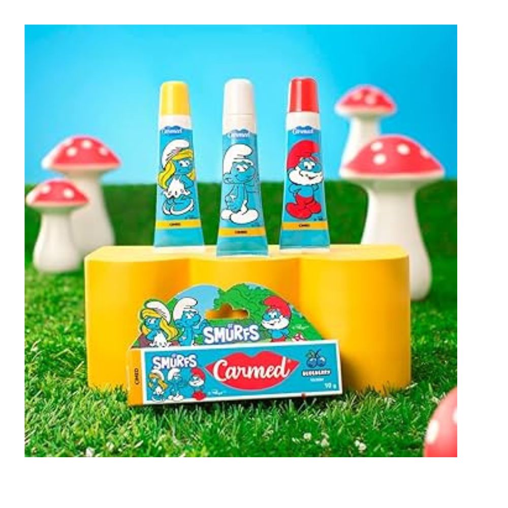 Hidratante Labial Carmed Smurfs – Blueberry (Incolor)