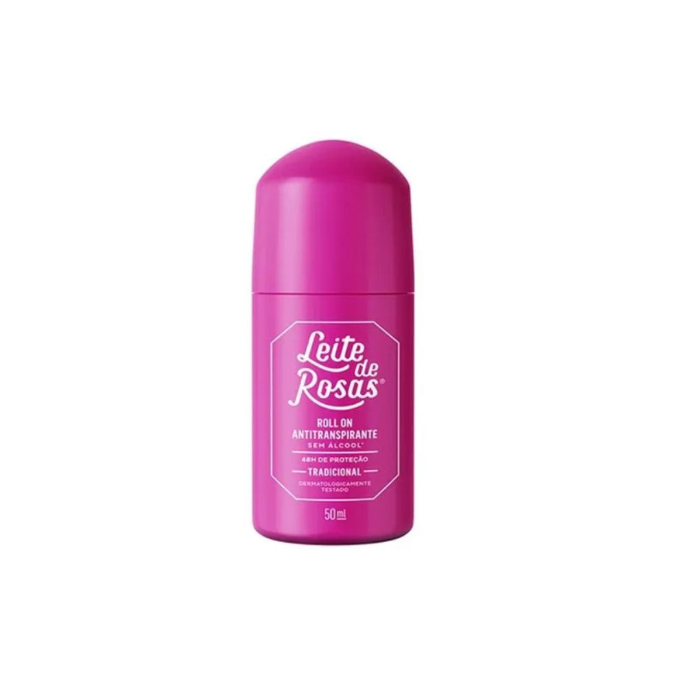 Leite de Rosas Tradicional – Roll On Antitranspirante
