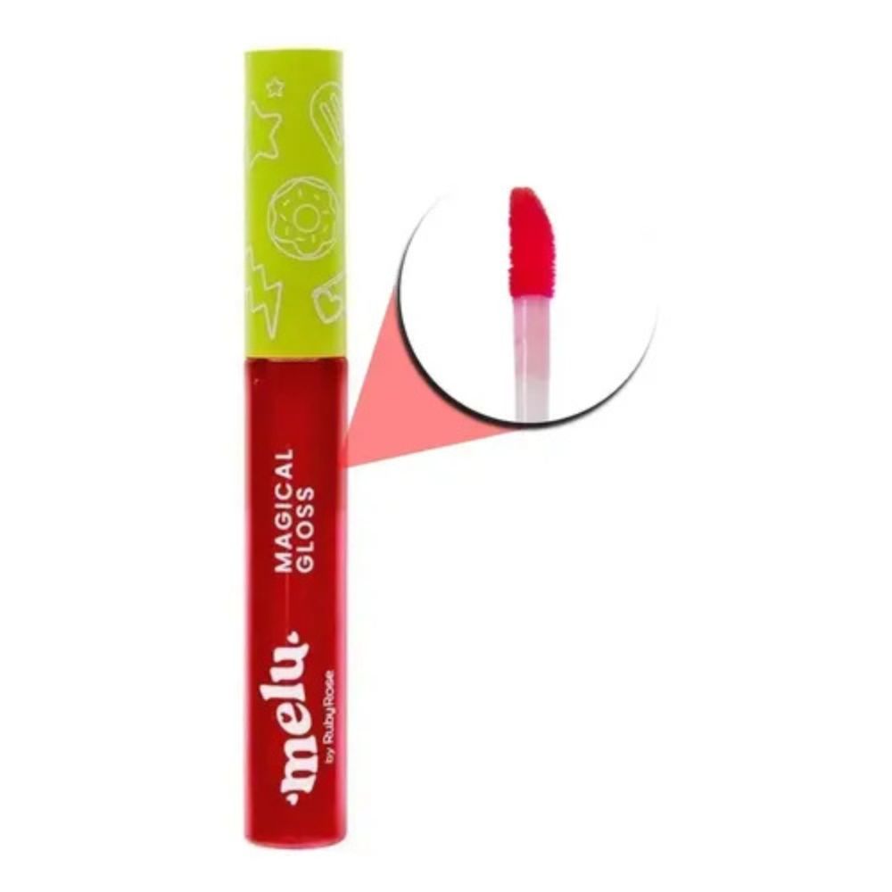 Magical Gloss Melu by Fenzza | Gloss Labial Vermelho Efeito Vinílico