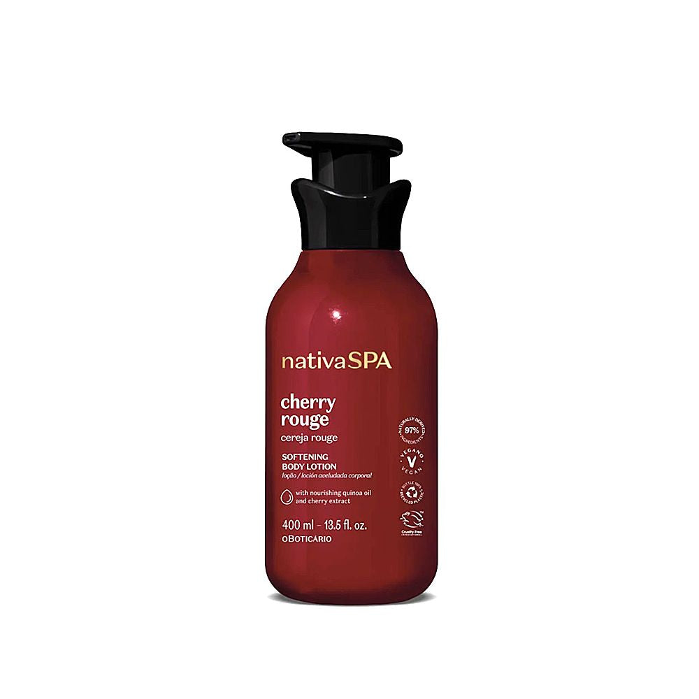 🍒 Nativa SPA Cereja Rouge Loção Aveludada Corporal 400ml