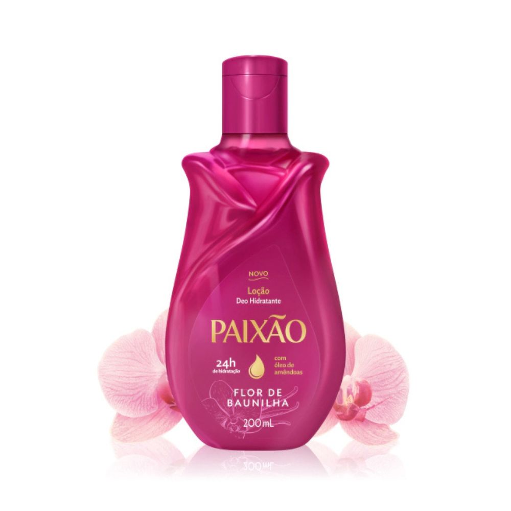 Paixão Loção Deo Hidratante Flor de Baunilha 200ml