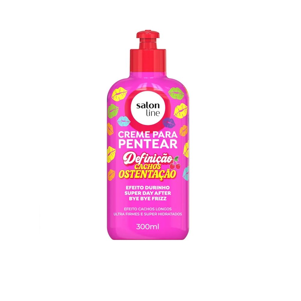 Salon Line Creme para Pentear Definição, Cachos & Ostentação 300ml