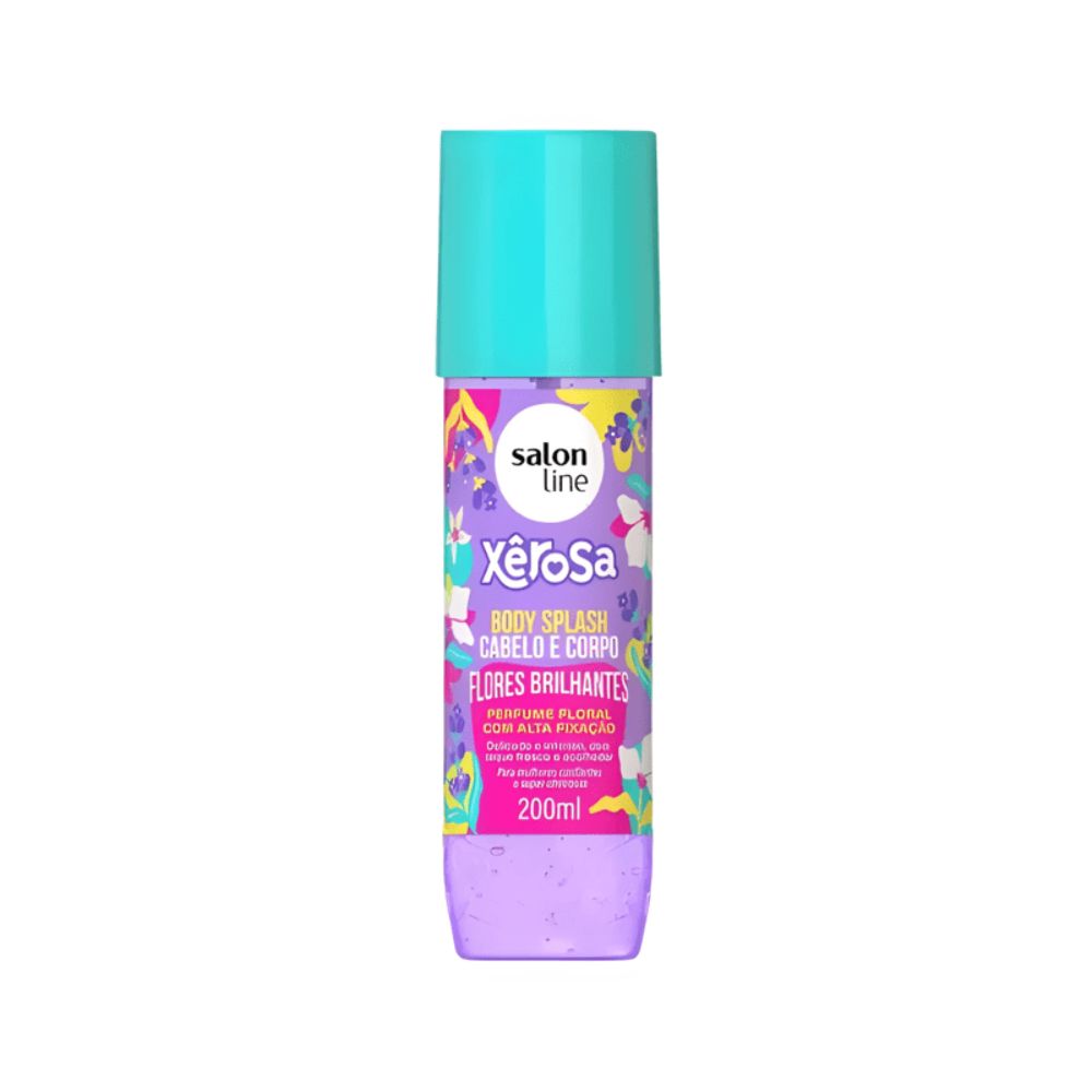 Salon Line Xêrosa Body Splash Cabelo e Corpo Flores Brilhantes 200ml