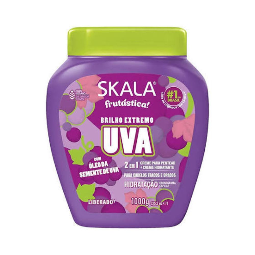 Skala Frutástica Uva – Creme de Tratamento 2 em 1 1000g