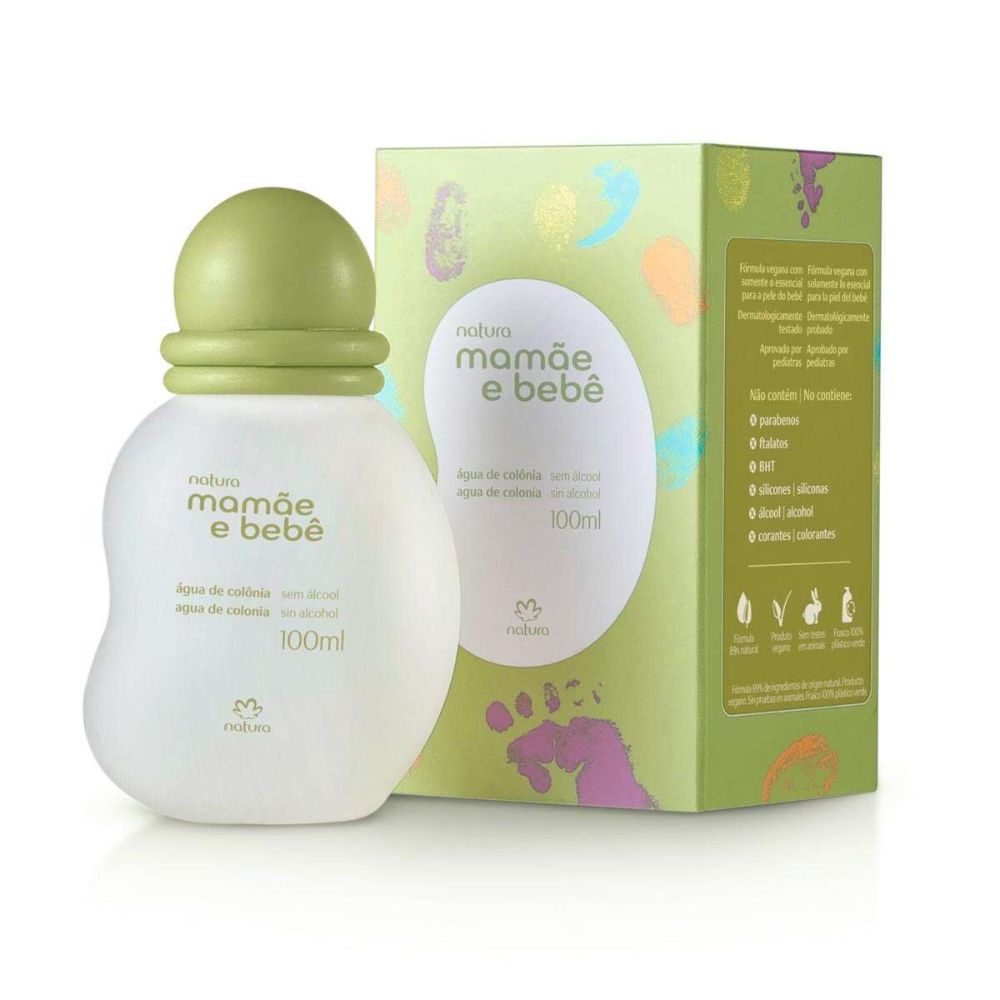 Água de Colônia Natura Mamãe e Bebê