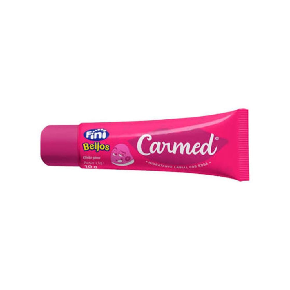 Carmed Fini Beijos Hidratante Labial com Cor Rosa 10g