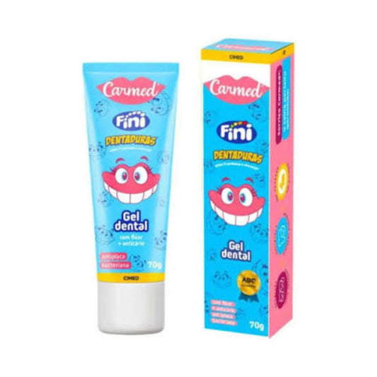 Carmed Fini Dentaduras Gel Dental Infantil 70g