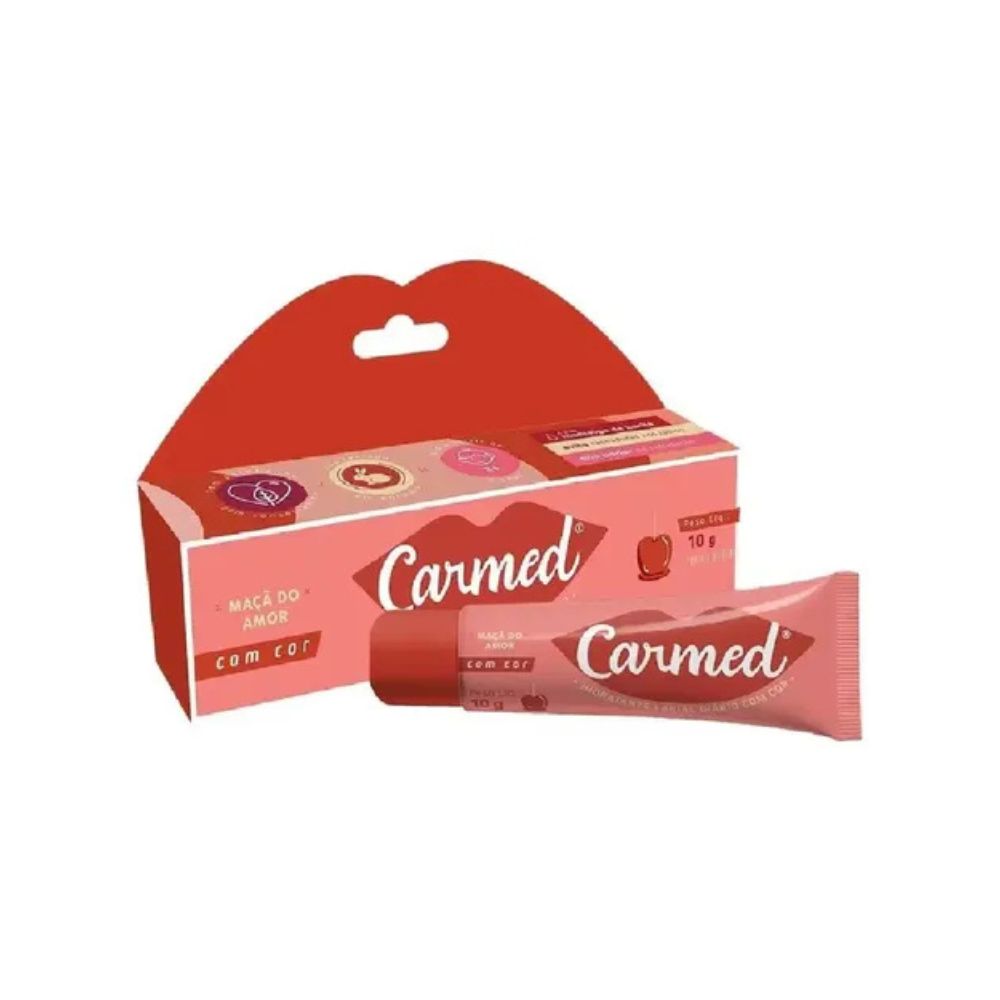 Carmed Maçã do Amor com Cor Hidratante Labial 10g