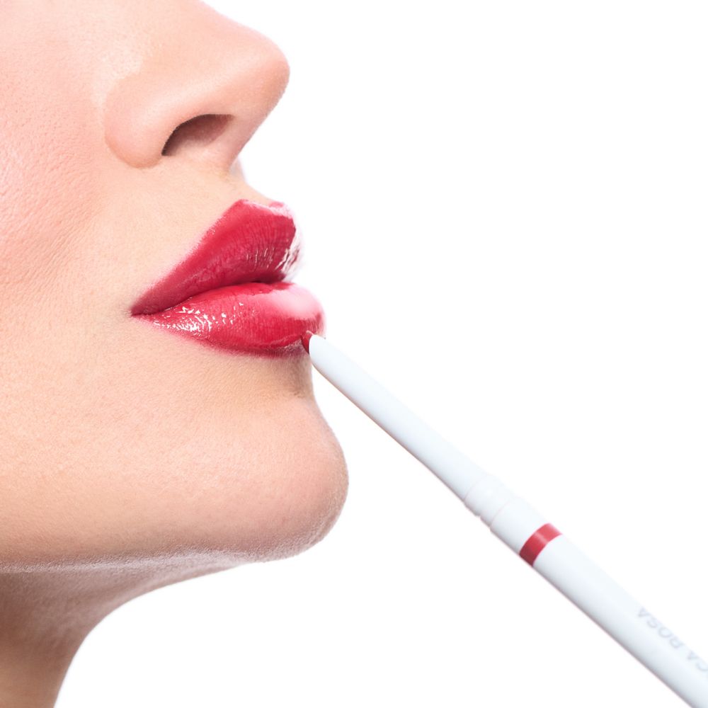 Contorno Labial Boca Rosa Vermelho