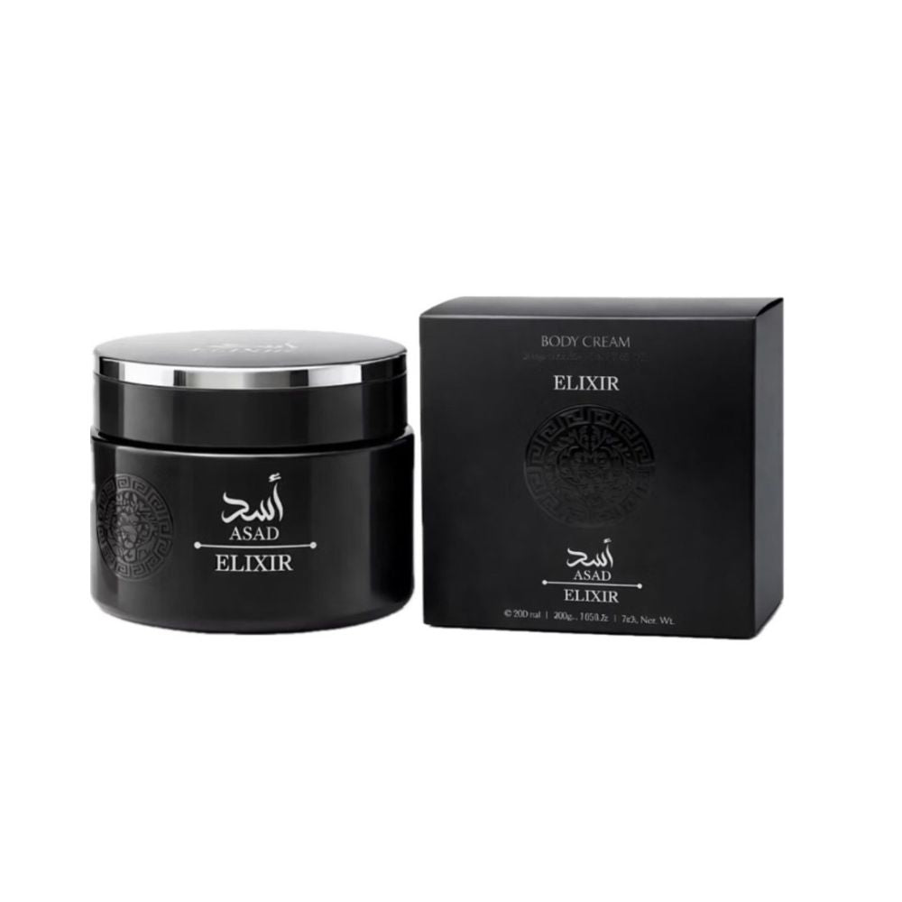 Creme Hidratante Asad Elixir Body Cream Masculino Intenso e Sofisticado