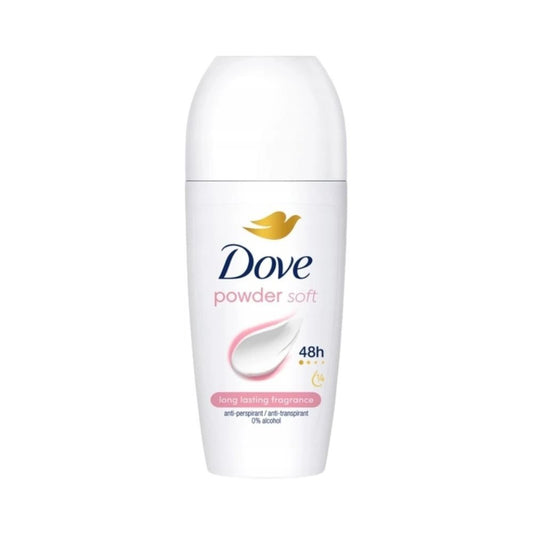 Desodorante Antitranspirante Roll-On Dove Powder Soft 50ml