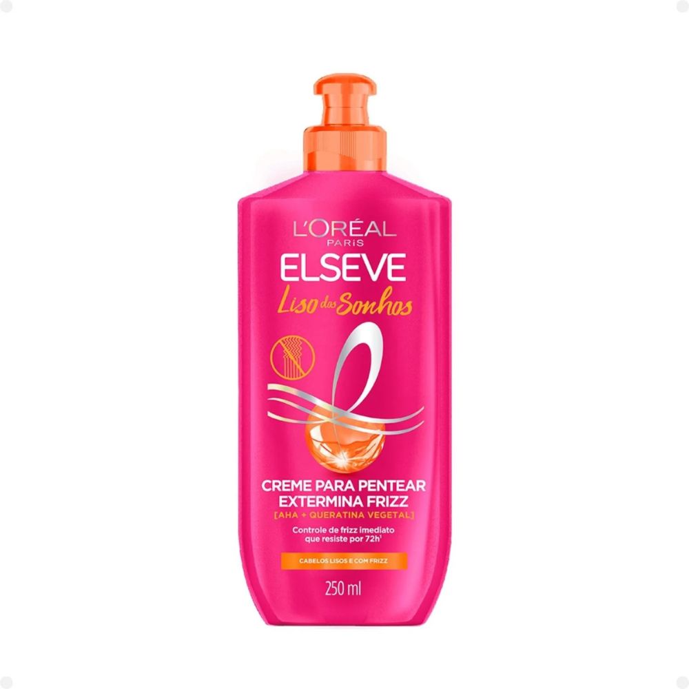 Elseve Liso dos Sonhos Creme Para Pentear Extermina Frizz