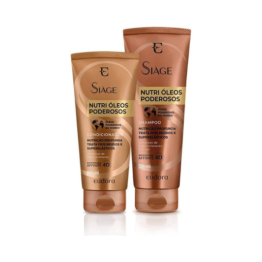 Eudora Siàge Nutri Óleos Poderosos Shampoo & Condicionador