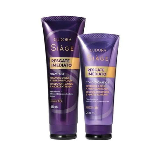 💜 Eudora Siàge Resgate Imediato Kit Shampoo + Condicionador