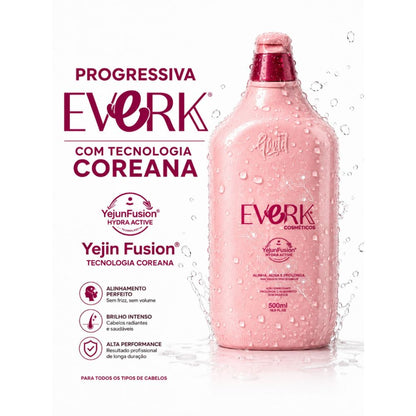Everk Cosmetics Selagem Fusion Alinhamento Capilar 500ml