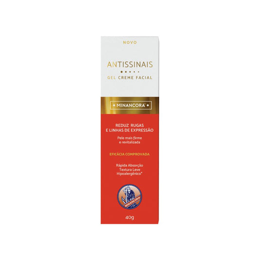 Gel Creme Facial Antissinais Minancora 40g