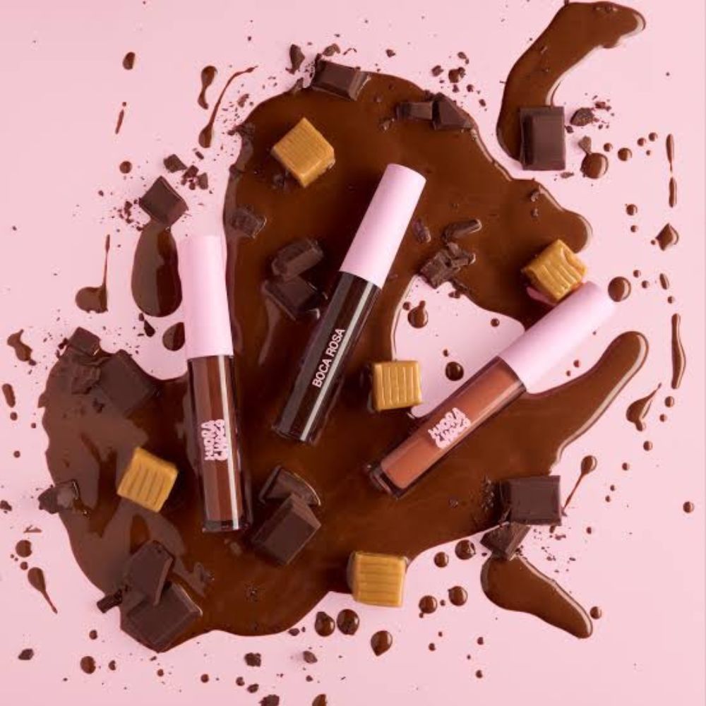 Kit Gloss Labial Boca Rosa Hidra Choco 3 Unidades