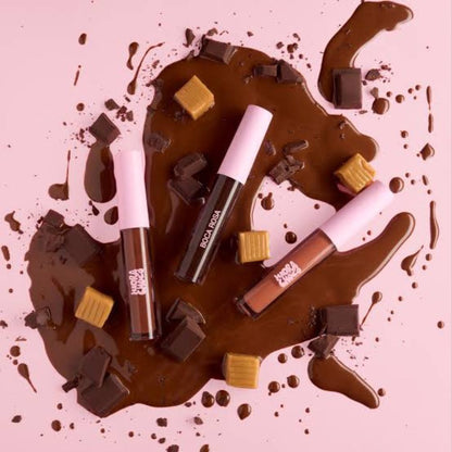 Kit Gloss Labial Boca Rosa Hidra Choco 3 Unidades