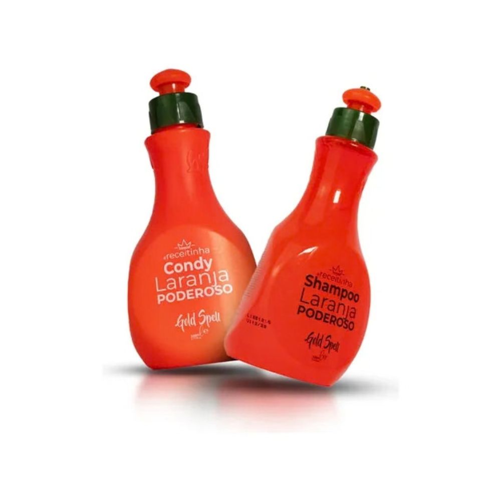 Kit Shampoo + Condicionador Laranja Poderoso Gold Spell  Receitinha