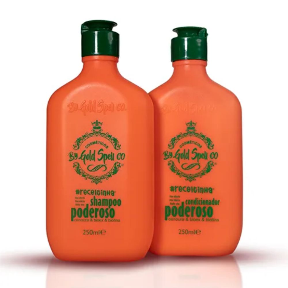 Kit Shampoo + Condicionador Poderoso – By Gold Spell Co