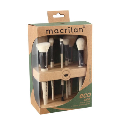 Kit de Pincéis de Maquiagem Eco – Macrilan