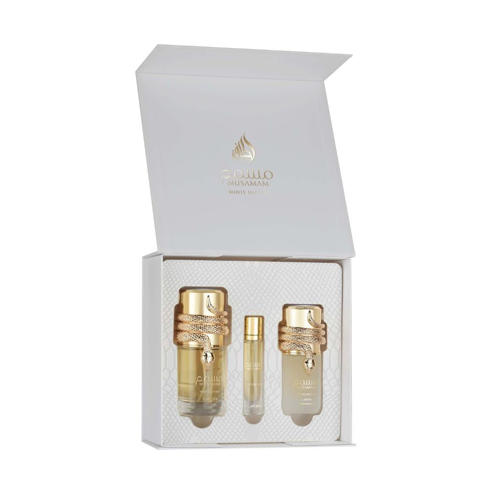 Lattafa Musamam White Intense Kit de Perfumes
