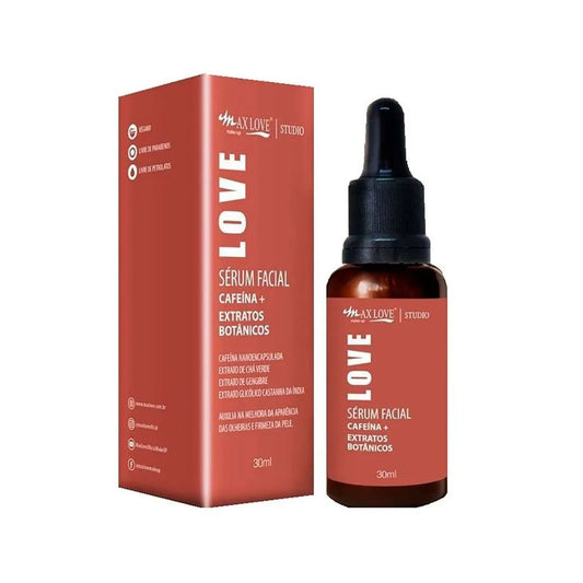Max Love – Sérum Facial Cafeína + Extratos Botânicos