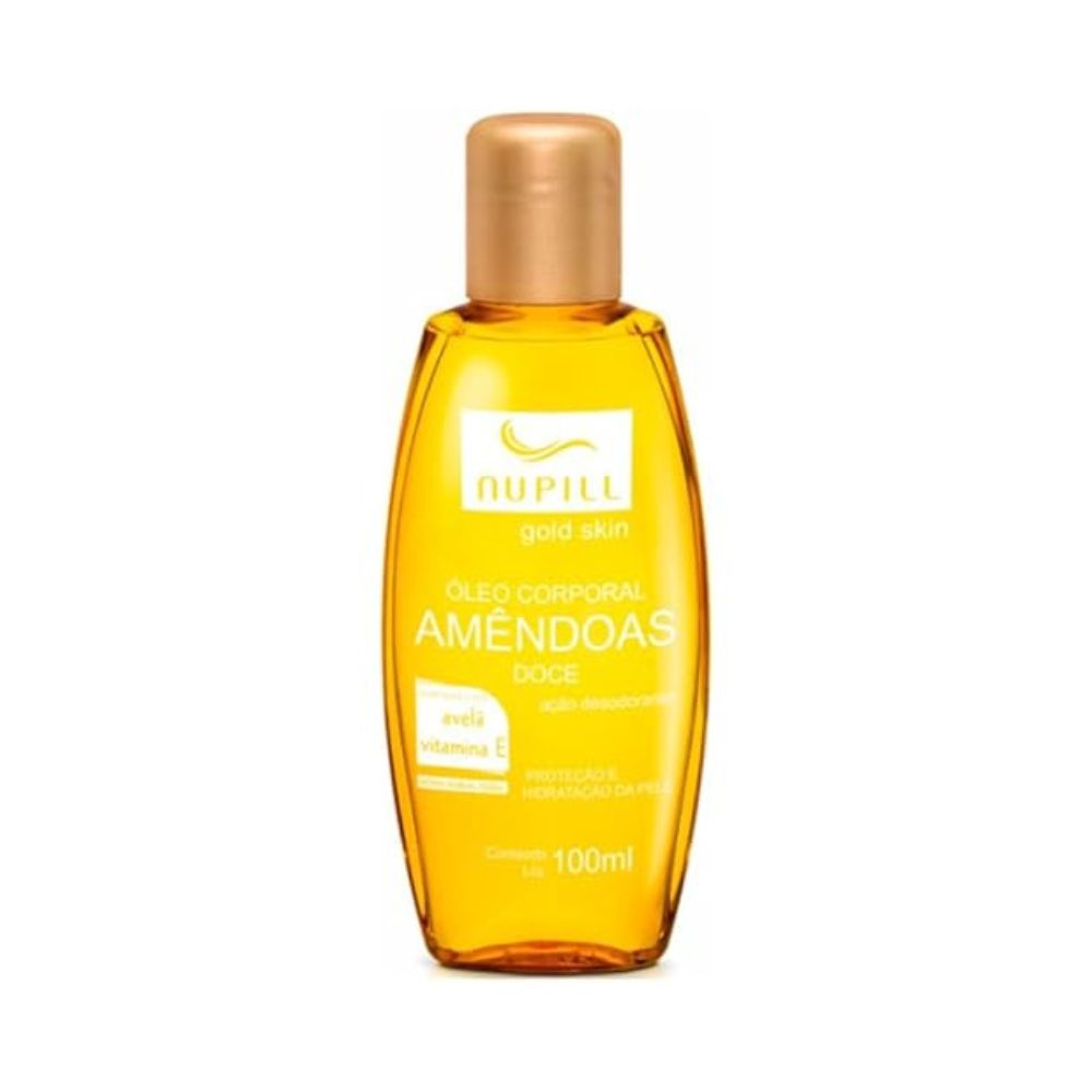 Nupill Gold Skin Óleo Corporal Amêndoas Doce 100ml