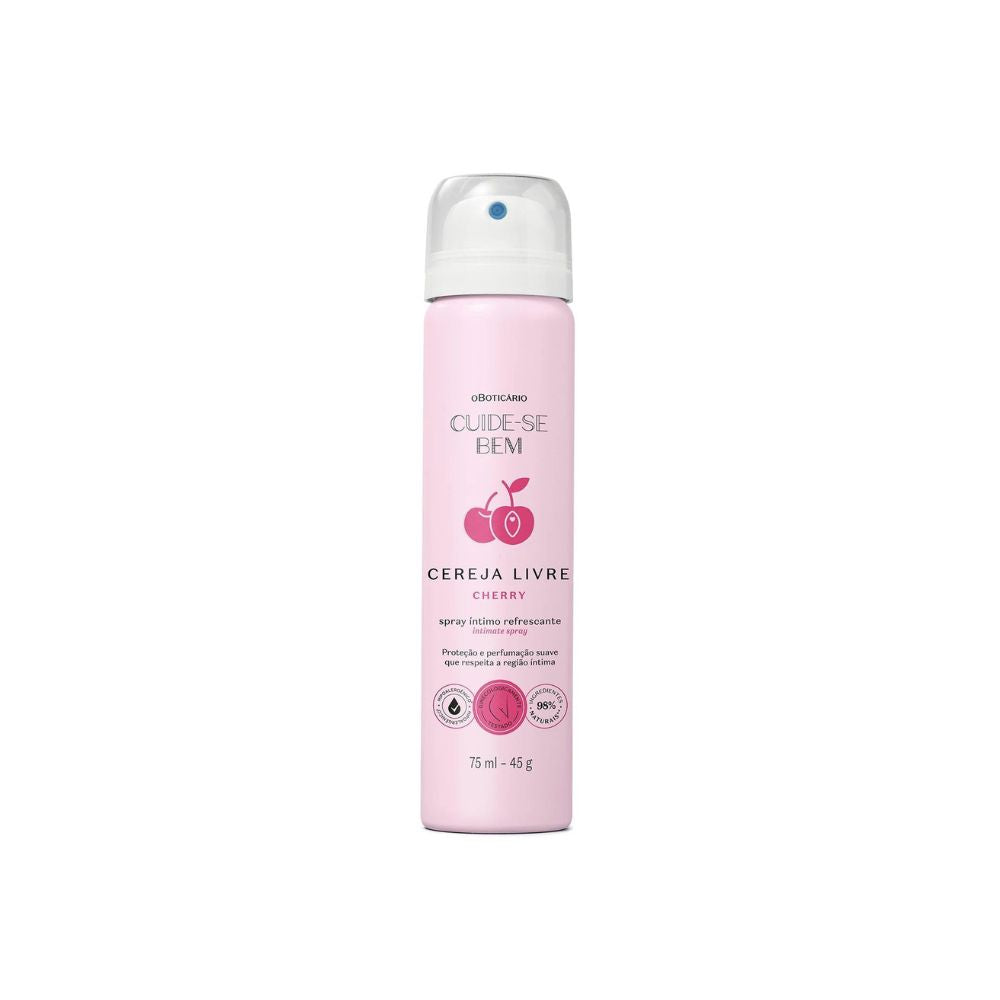 🍒 O Boticário Cuide-se Bem Cherry Free Intimate Spray