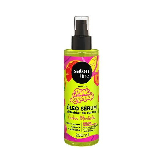 Óleo Sérum Pink Lemonade Salon Line – Definidor de Cachos 200 ml