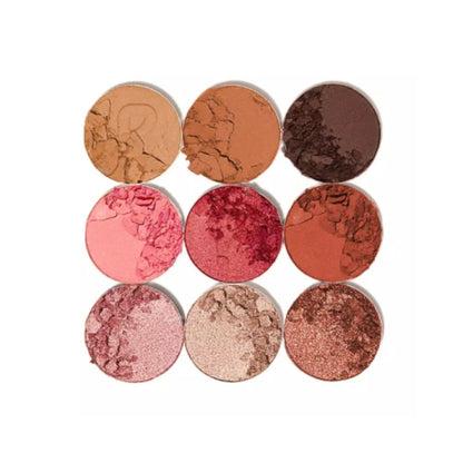 PALETA MULTIFUNCIONAL 9 CORES - CONTORNO + BLUSH + ILUMINADOR