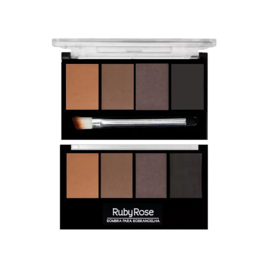 Paleta de Sombra para Sobrancelhas Ruby Rose