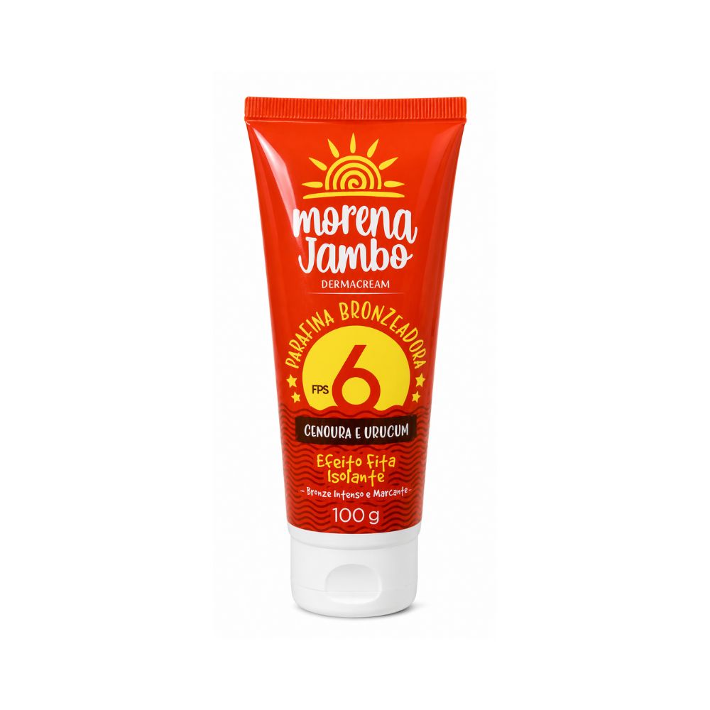 Parafina Bronzeadora Morena Jambo FPS 6 – 100g
