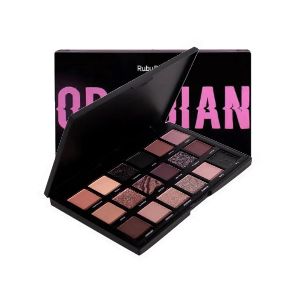 RUBY ROSE – Paleta de Sombras Obsidian