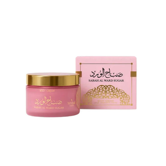Sabah Al Ward Sugar Shimmer Body Cream – Creme Corporal Iluminador 90g