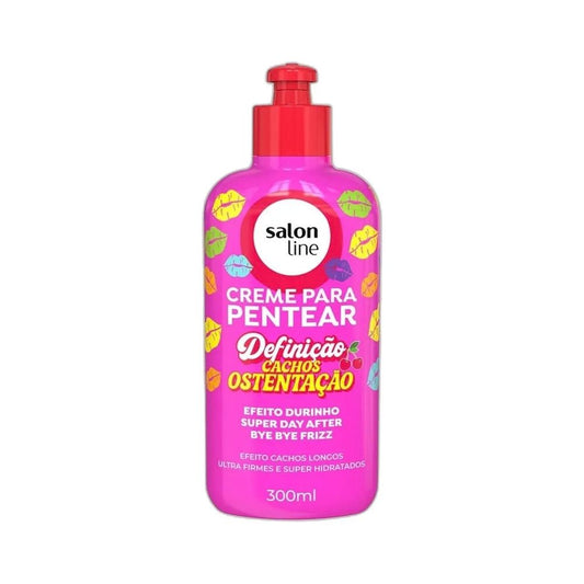 Salon Line Creme para Pentear Definição Cachos Ostentação
