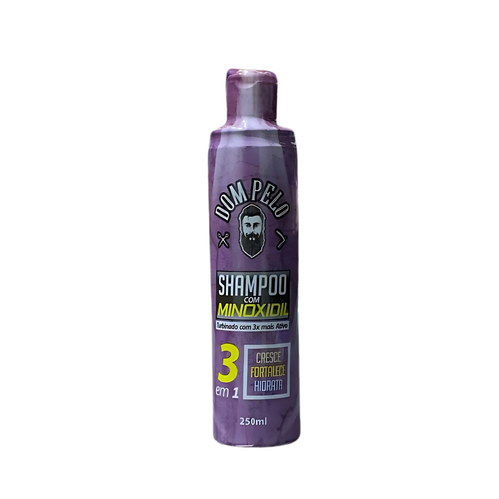 Shampoo 3 em 1 com Minoxidil