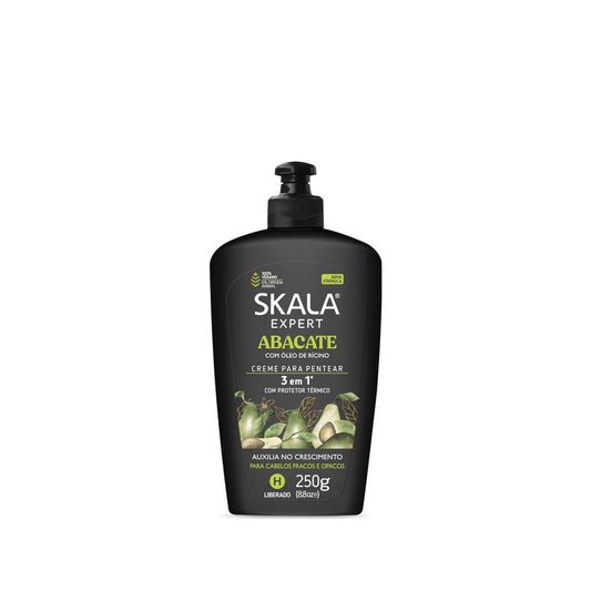 Skala Expert Abacate com Óleo de Rícino – Creme para Pentear 3 em 1 250g