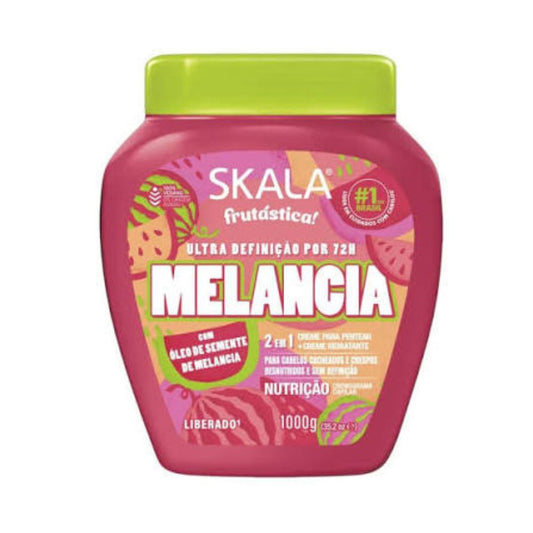 Skala Frutástica Melancia 2 em 1 – Creme de Tratamento e Creme para Pentear 1000g