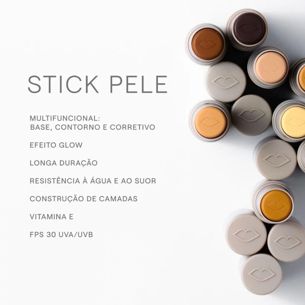 Stick Pele Multifuncional Boca Rosa  Cor 16