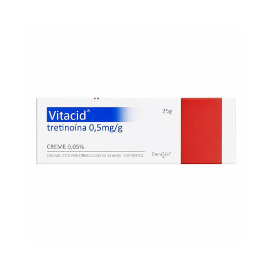 Vitacid Creme 0,05% (Tretinoína 0,5mg/g) – 25g