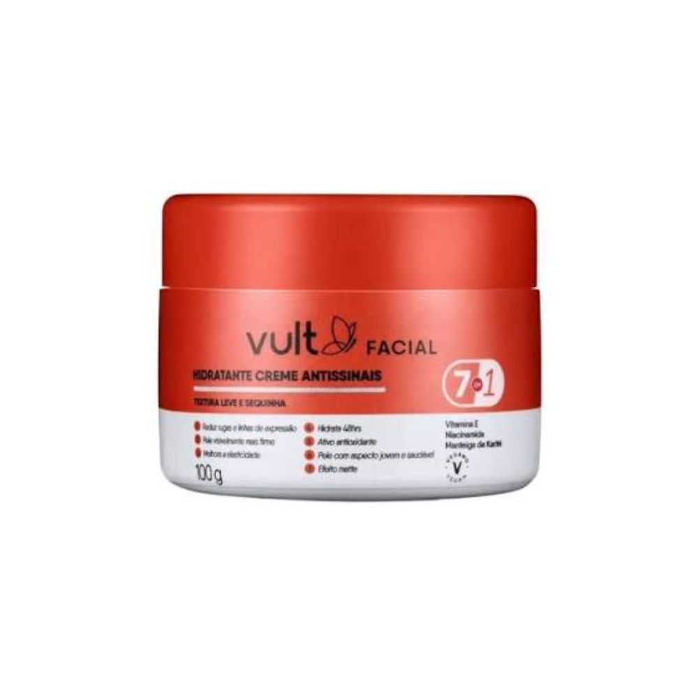 Vult Facial Hidratante Creme Antissinais 7 em 1 100g