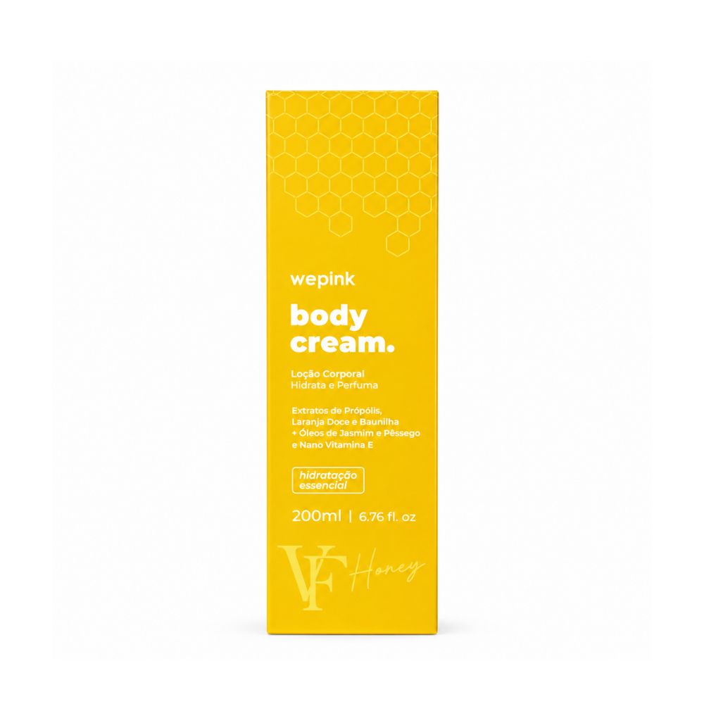 Wepink Body Cream VF Honey  Loção Corporal Hidratante 200ml
