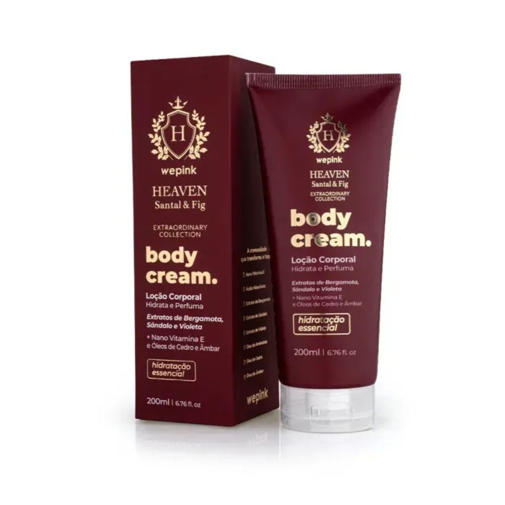 Wepink Heaven Santal & Fig Body Cream Loção Corporal 200ml