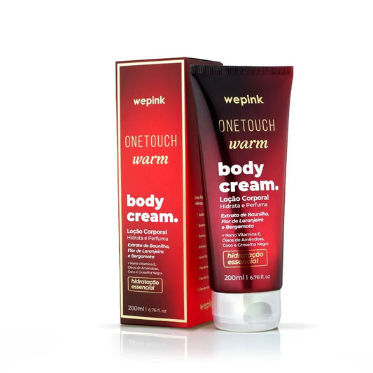 Wepink One Touch Warm Body Cream – Loção Corporal Hidratante 200ml