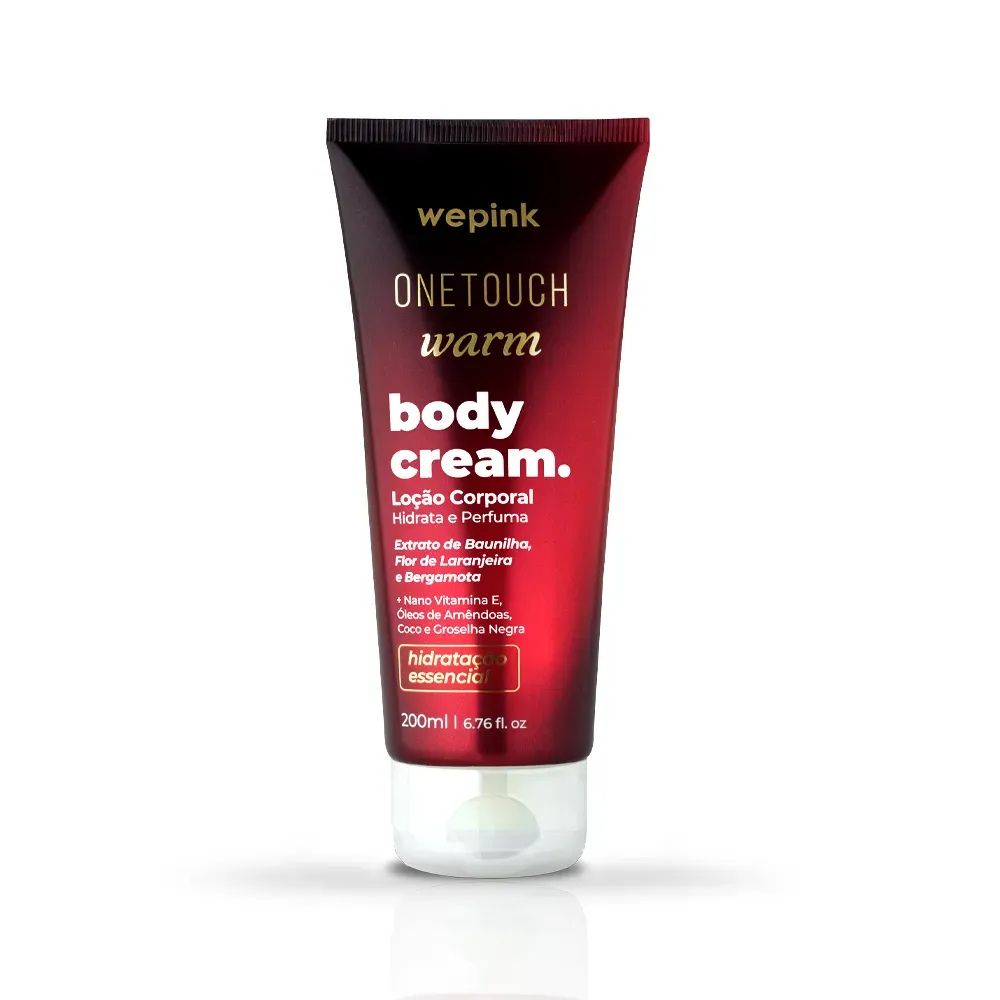 Wepink One Touch Warm Body Cream – Loção Corporal Hidratante 200ml