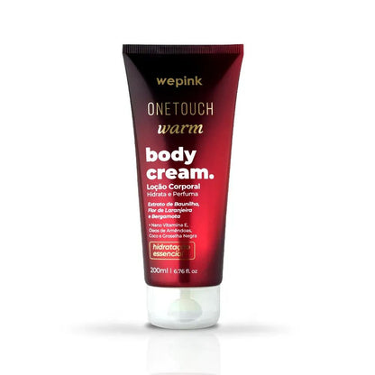Wepink One Touch Warm Body Cream – Loção Corporal Hidratante 200ml