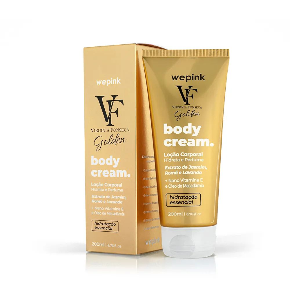 Wepink Virginia Fonseca Golden Body Cream Loção Corporal Hidratante